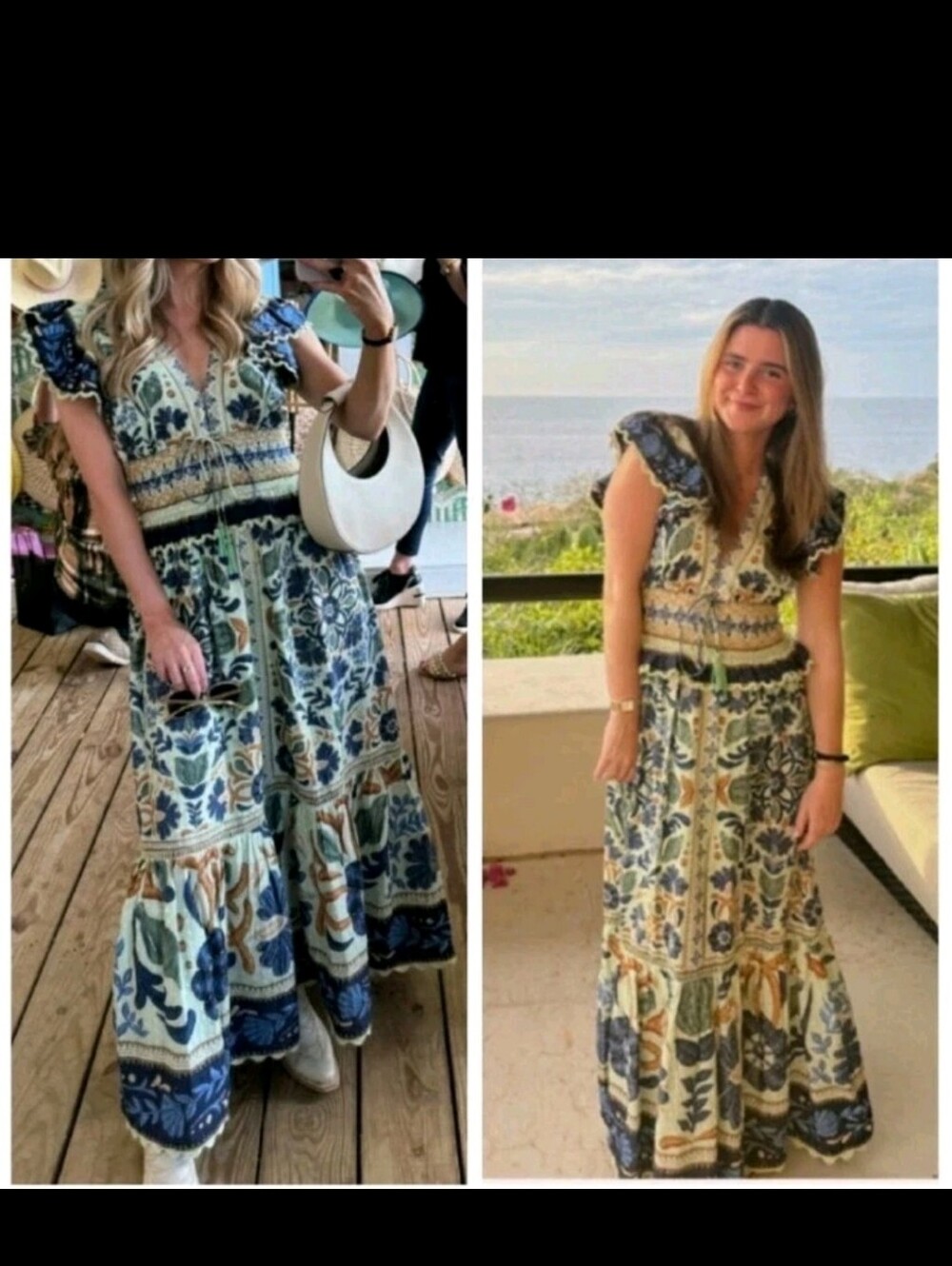 Farm Rio Ocean Tapestry Maxidress - Picture 3 of 9
